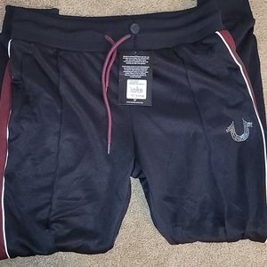 New women's true religion rhinestone sweatpants